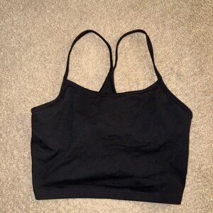 8/31/25 last day to buy! Aerie Women's Black Workout Top/Sports Bra Small